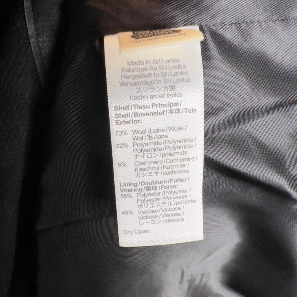 Madewell Womens $298 Blazer Coat in Insuluxe Fabric Black Size 6 NT120 - Picture 9 of 11